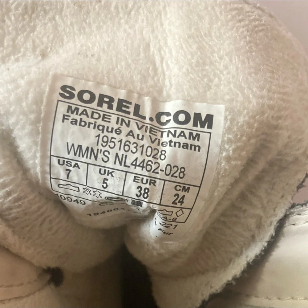 Sorel Womens SZ 7 Dark Gray Winter Boots.Waterproof and Microfleece for warmth